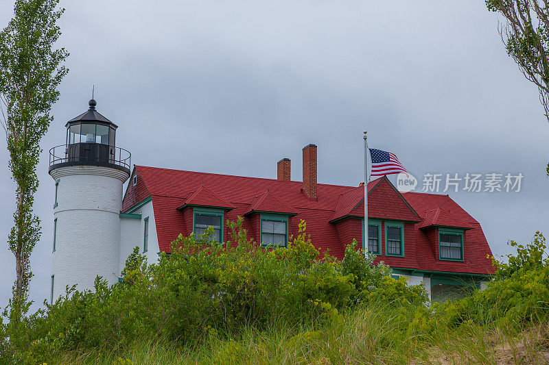 密歇根- Point Betsie Lighthouse - Sleeping Bear Dunes National Lakeshore